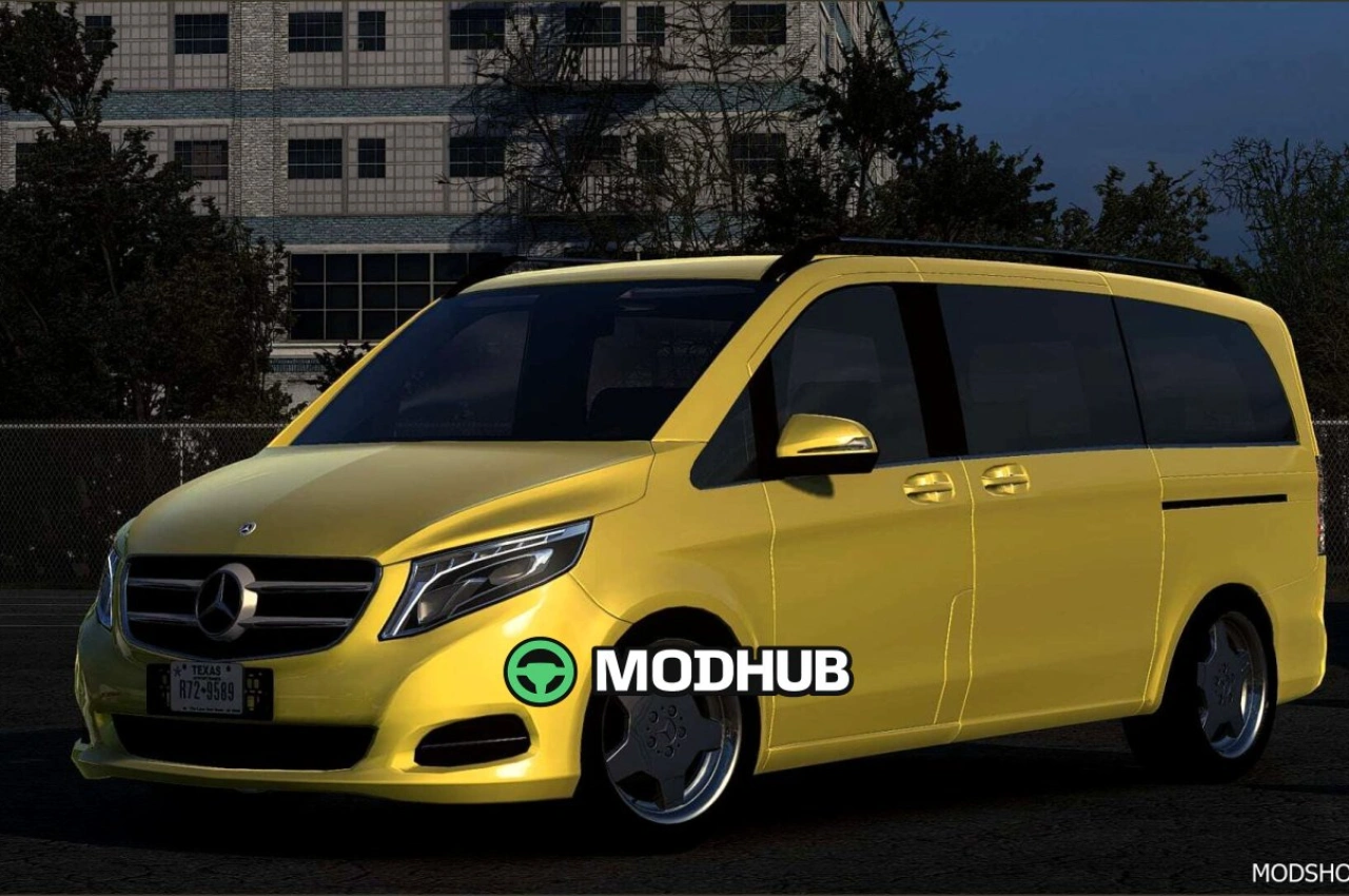 Автомобіль Mercedes Benz W447 V Class для American Truck Simulator