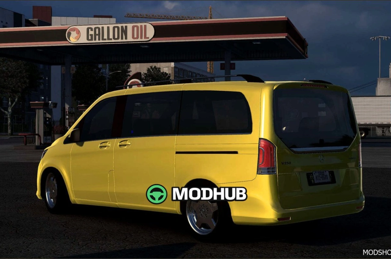 Автомобіль Mercedes Benz W447 V Class для American Truck Simulator