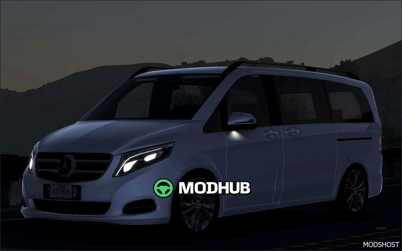 Samochód Mercedes Benz W447 V Class V4.8 do American Truck Simulator