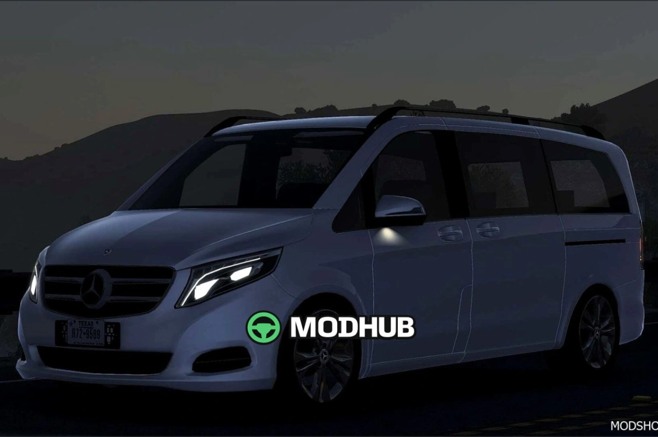 Автомобіль Mercedes Benz W447 V Class для American Truck Simulator