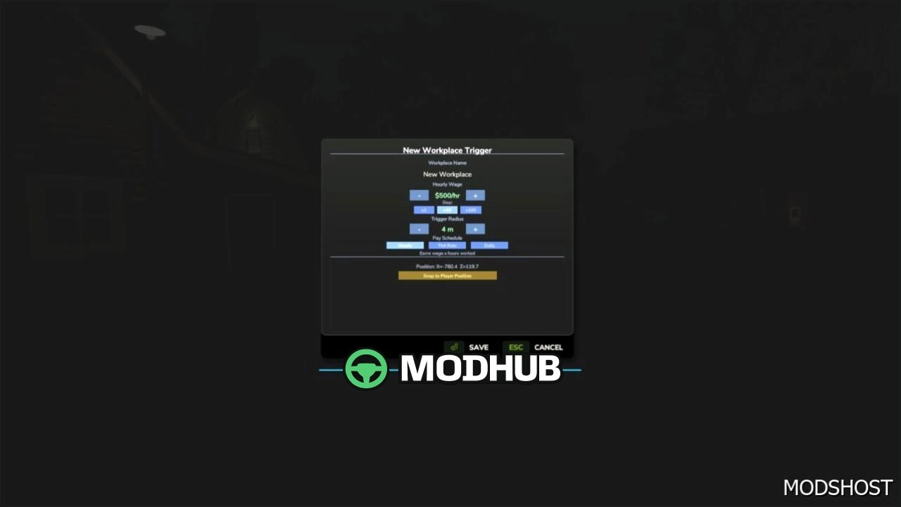 Місця роботи для Farming Simulator 25