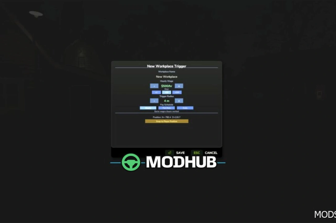 Місця роботи для Farming Simulator 25