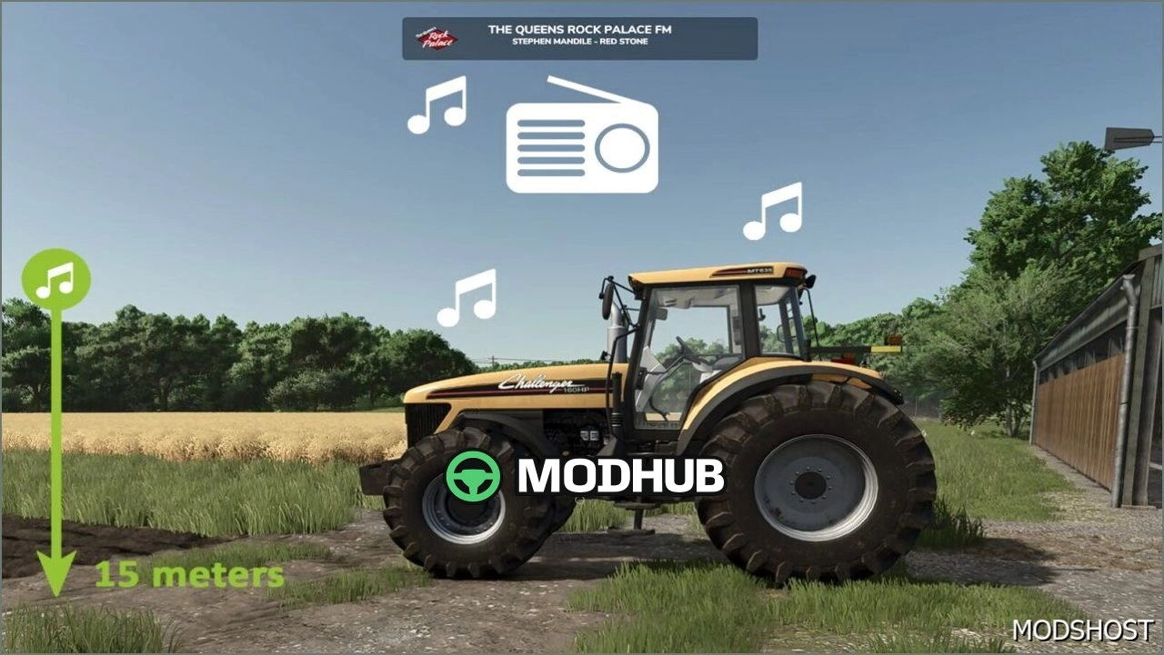 Розширення радіо V1.1 для Farming Simulator 25