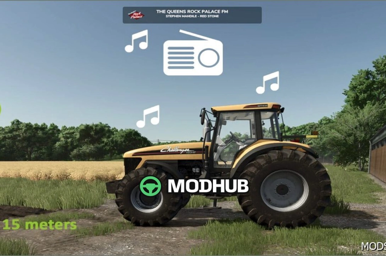 Розширення радіо V1.1 для Farming Simulator 25