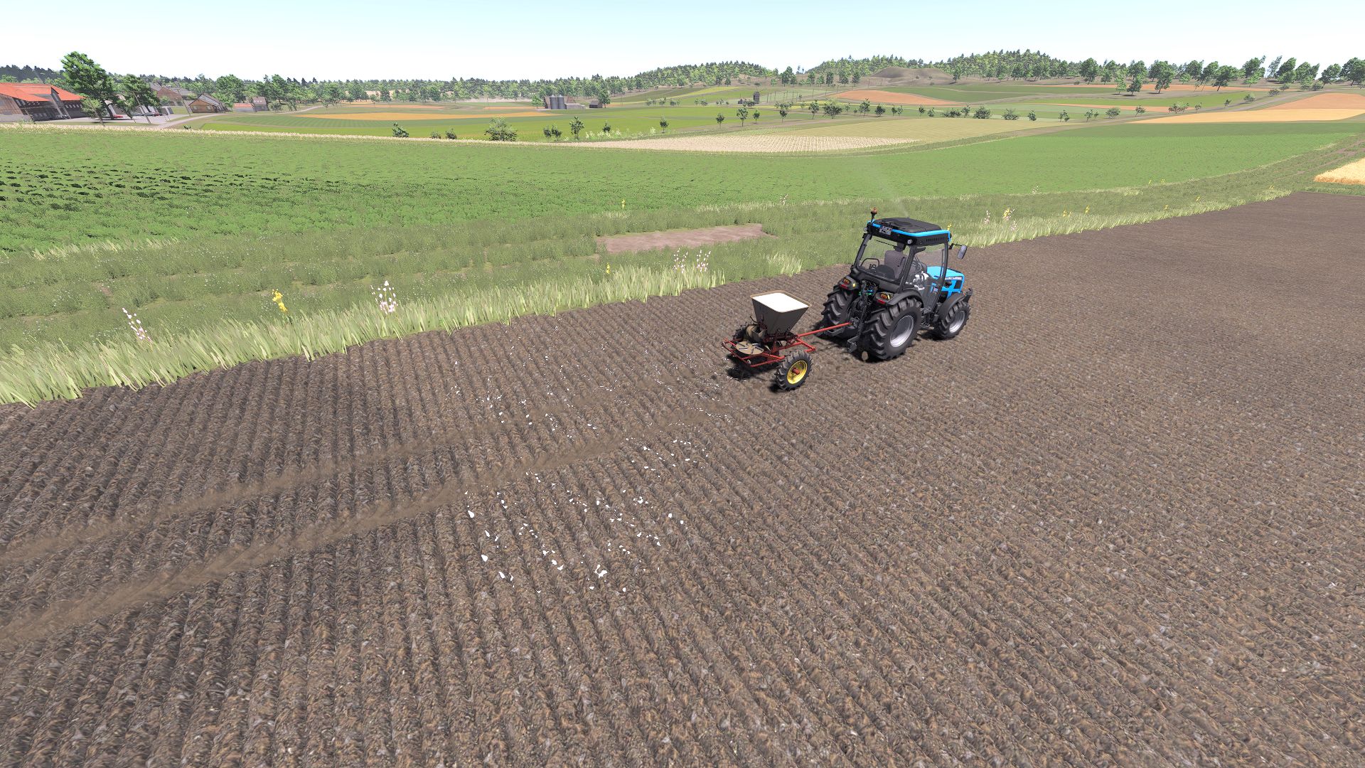 Düngerstreuer N015 KOS für Farming Simulator 25 - Screenshots