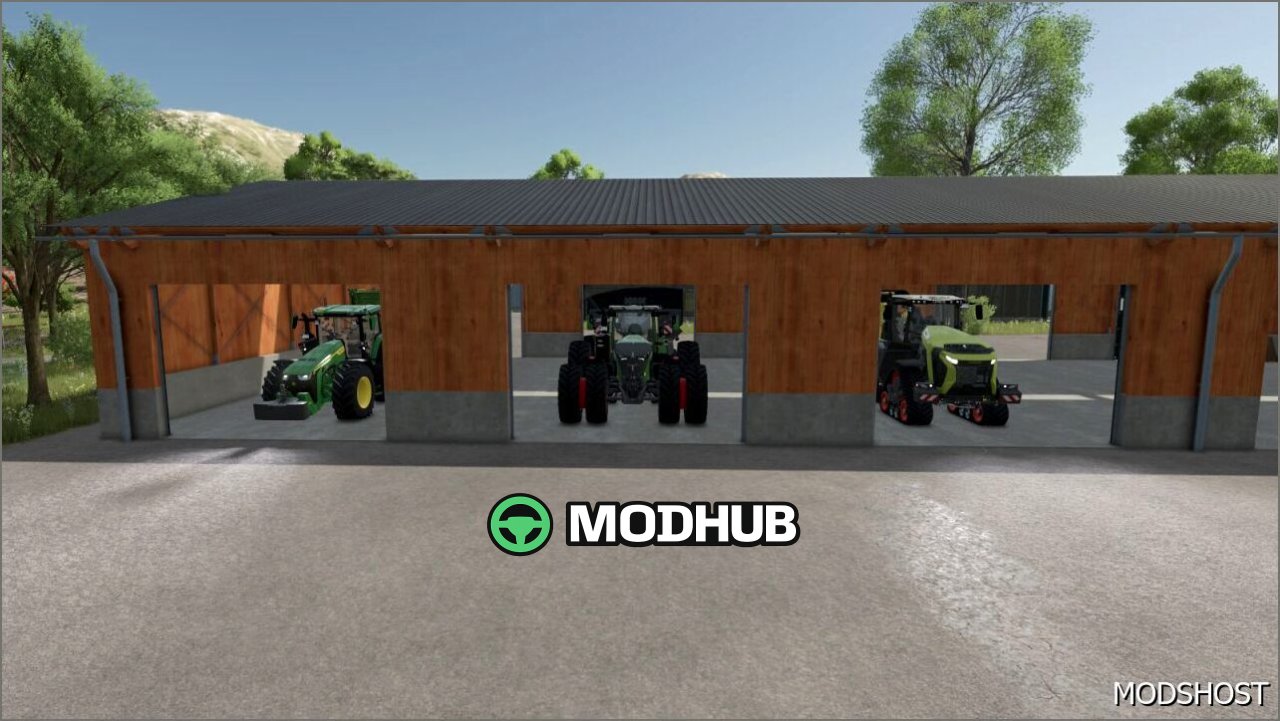 Пакет проїзних залів для Farming Simulator 25