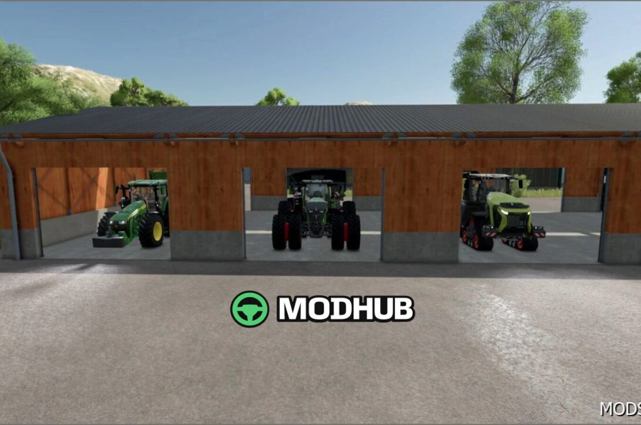 Пакет проїзних залів для Farming Simulator 25