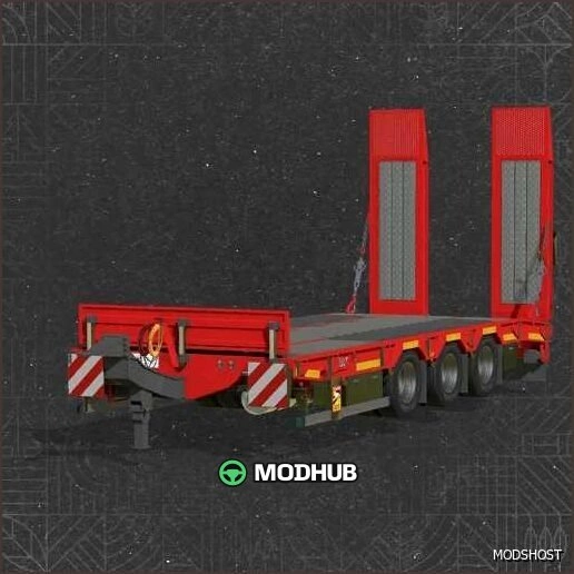 Причеп Louault LOW Loader для Farming Simulator 25