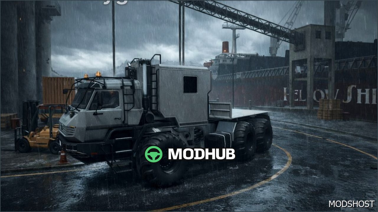 Вантажівка Kamaz Azov 6345 для Farming Simulator 25
