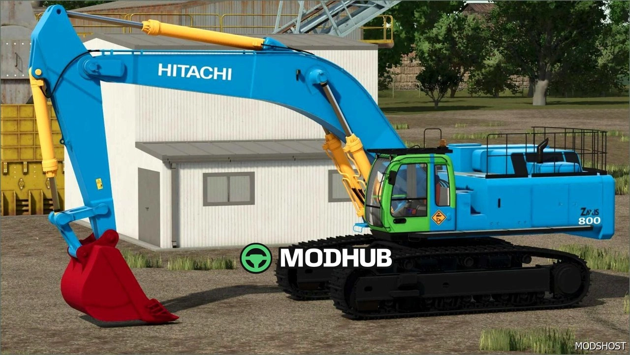 Екскаватор Hitachi Zaxis 800 FS25 для Farming Simulator 25