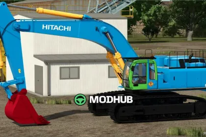 Koparka Hitachi Zaxis 800 FS25 do Farming Simulator 25