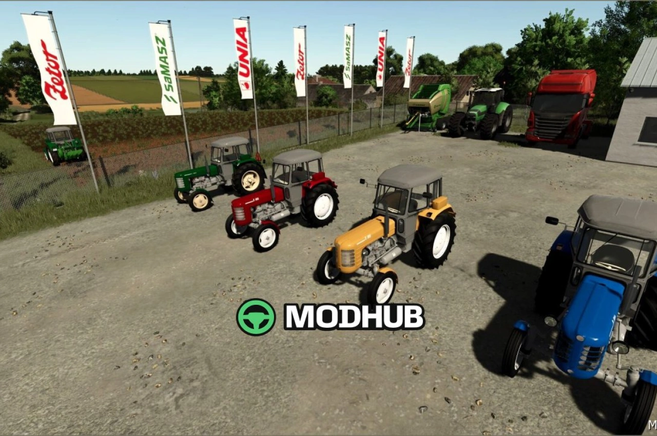 Трактор Ursus C 4011/C 350 для Farming Simulator 25