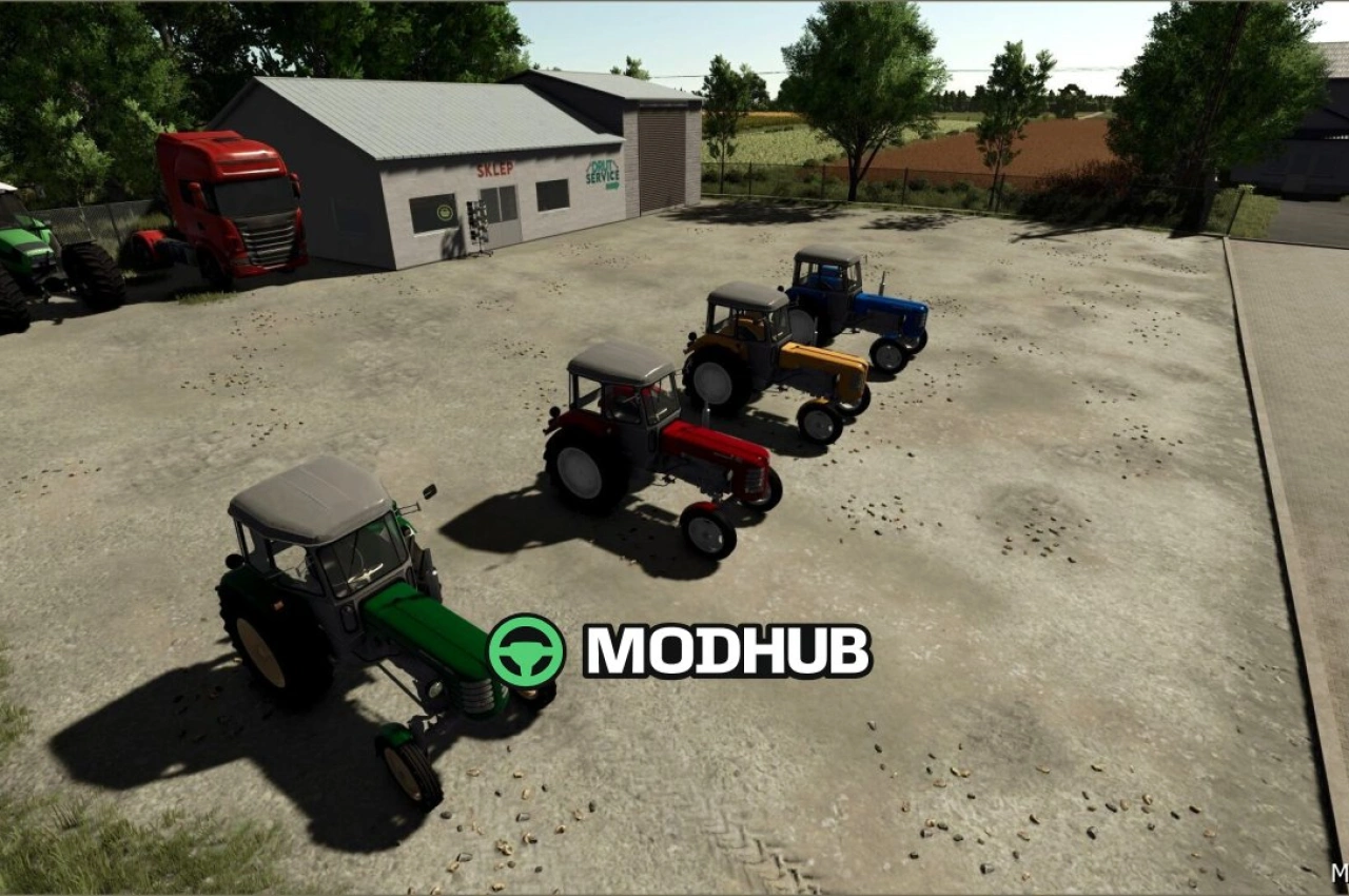 Трактор Ursus C 4011/C 350 для Farming Simulator 25