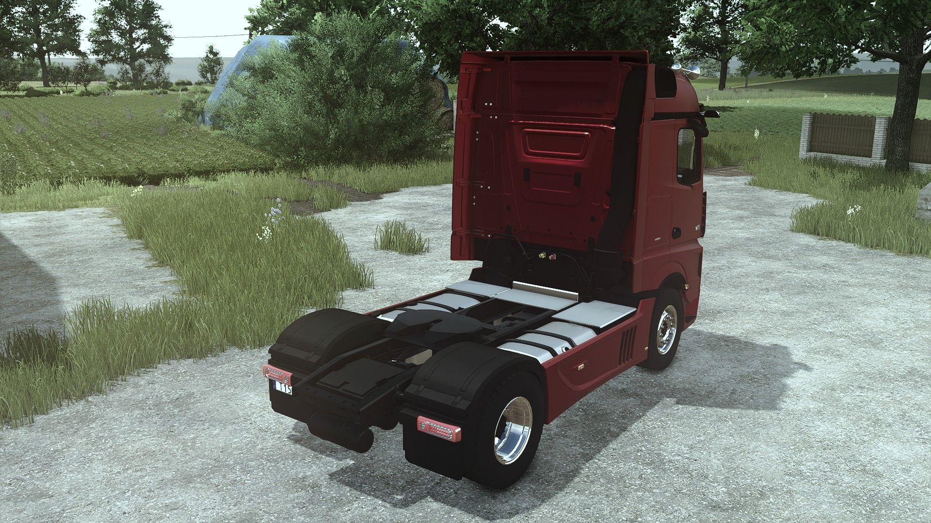 Mercedes-Benz Actros 2020 dla Farming Simulator 25 - Zrzuty ekranu