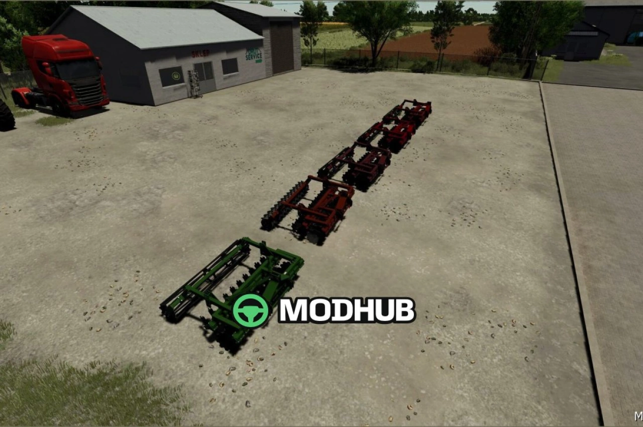 Культиватор Lizard T27/1 для Farming Simulator 25