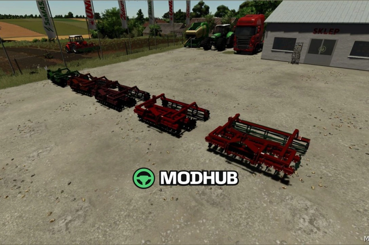Культиватор Lizard T27/1 для Farming Simulator 25