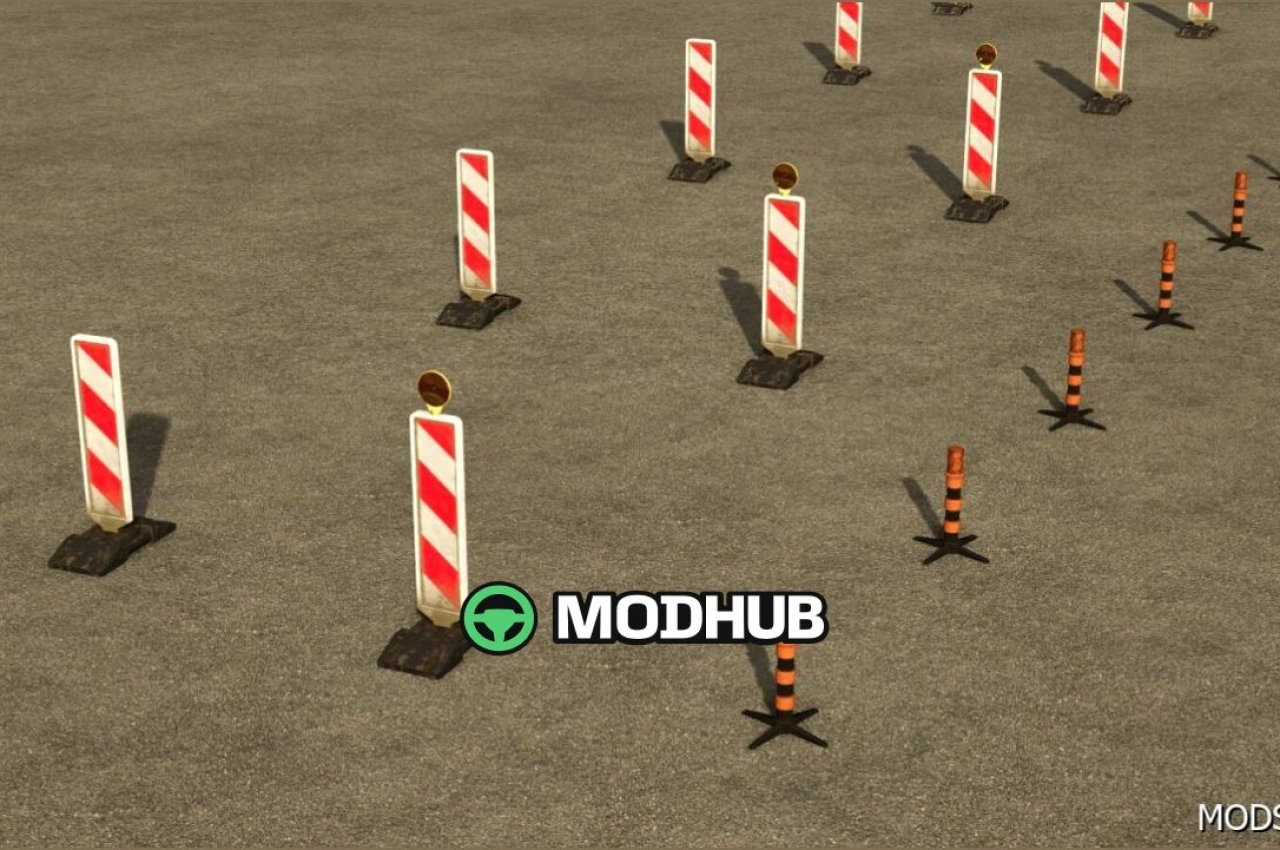 Будівельні знаки для Farming Simulator 25