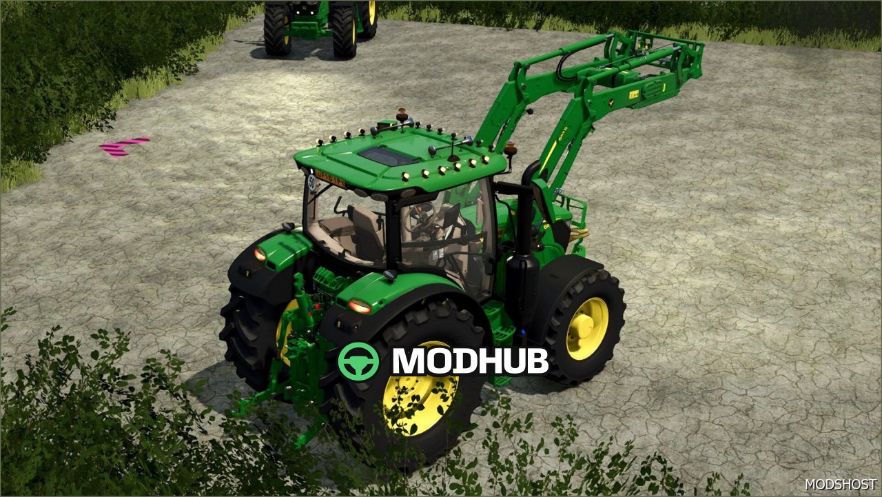 Трактор John Deere 6R 110-150 для Farming Simulator 25
