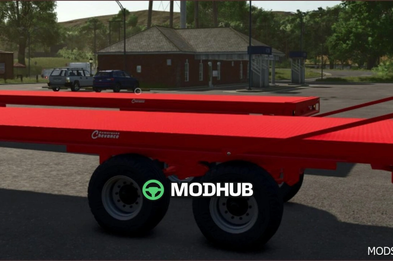 Причіп для тюків Chevance F180 FS25 для Farming Simulator 25