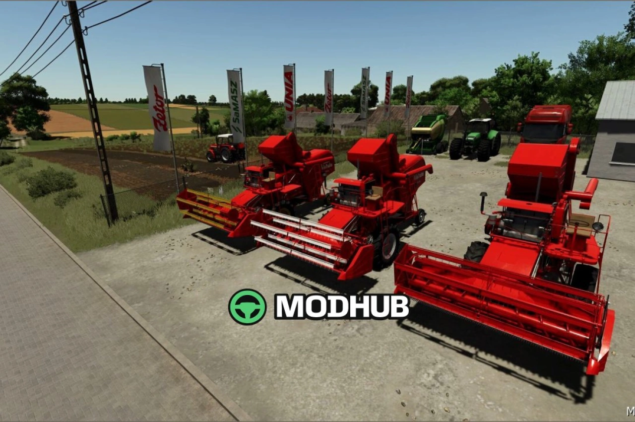 Комбайн Vistula KZB 3 для Farming Simulator 25