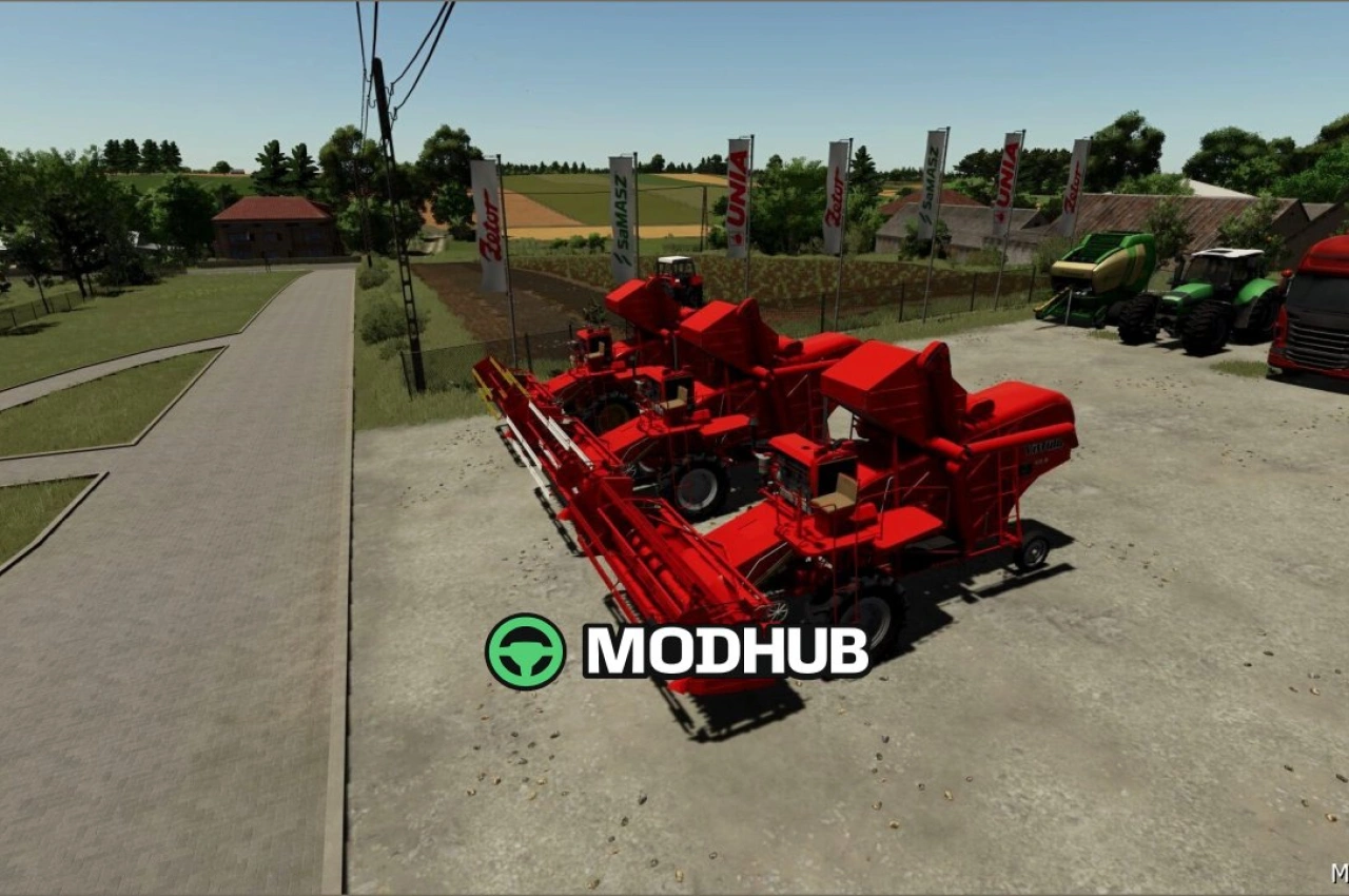 Комбайн Vistula KZB 3 для Farming Simulator 25