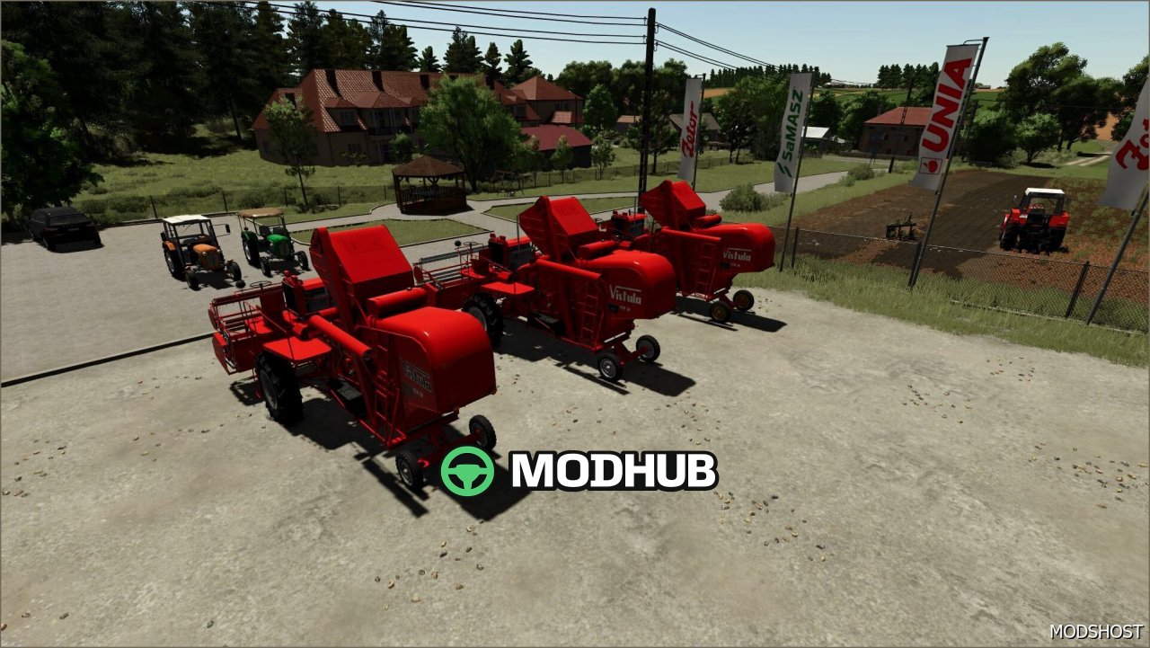 Комбайн Vistula KZB 3 для Farming Simulator 25