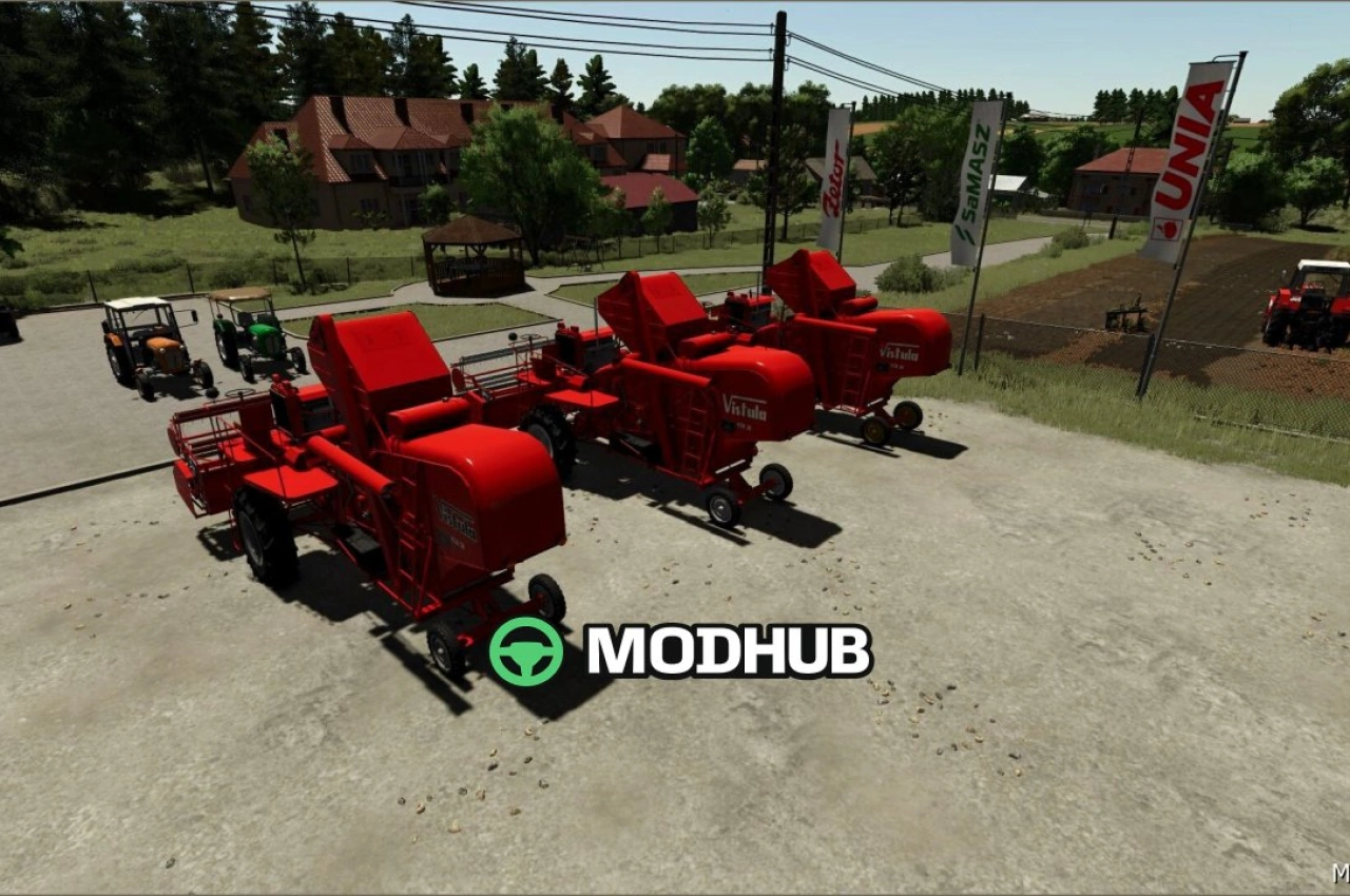 Комбайн Vistula KZB 3 для Farming Simulator 25