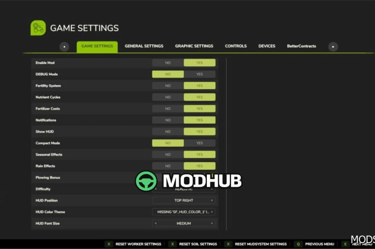 Мод Реалістичний Ґрунт та Добрива для Farming Simulator 25