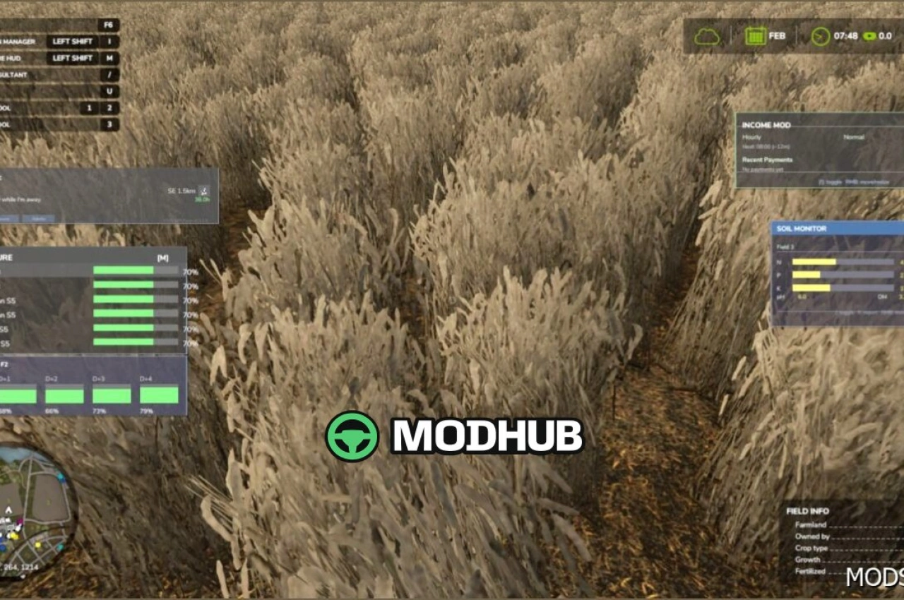 Мод Реалістичний Ґрунт та Добрива для Farming Simulator 25