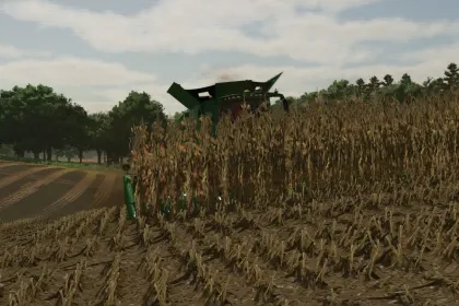Verbesserte Texturen für Mais mit zerstörbarem Stoppel (Prefab) für Farming Simulator 25 — 3