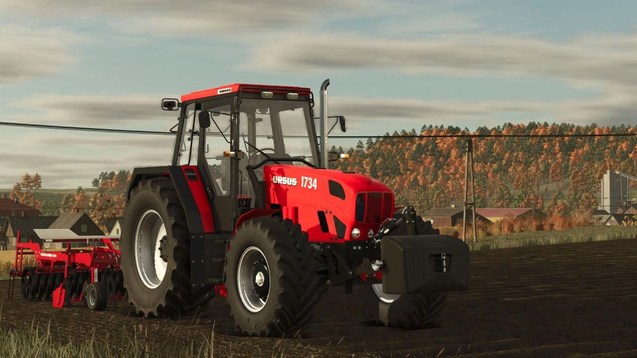 Трактор Ursus 1x34 Series для Farming Simulator 25