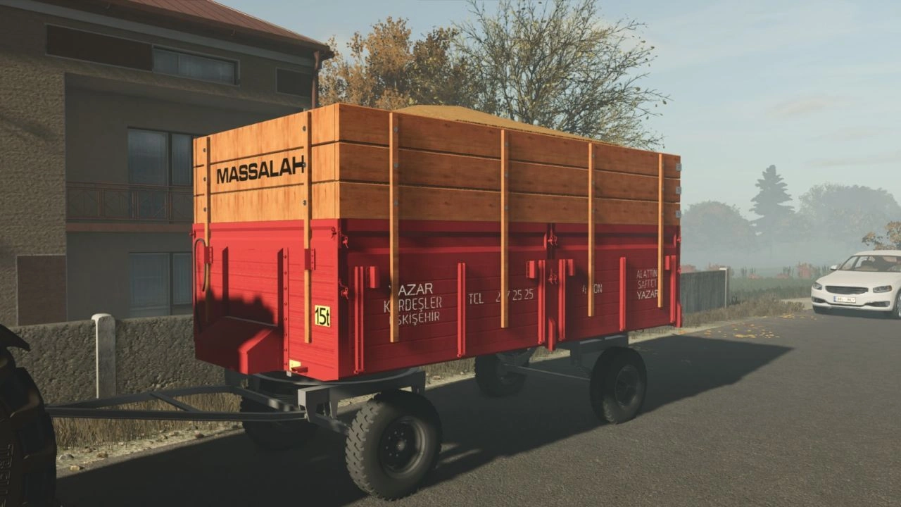 Причіп Yazar Kardesle 15 Edit для Farming Simulator 25