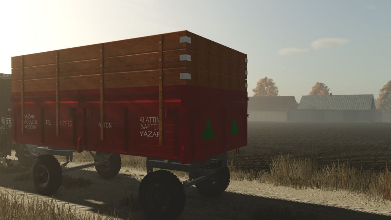 Причіп Yazar Kardesle 15 Edit для Farming Simulator 25