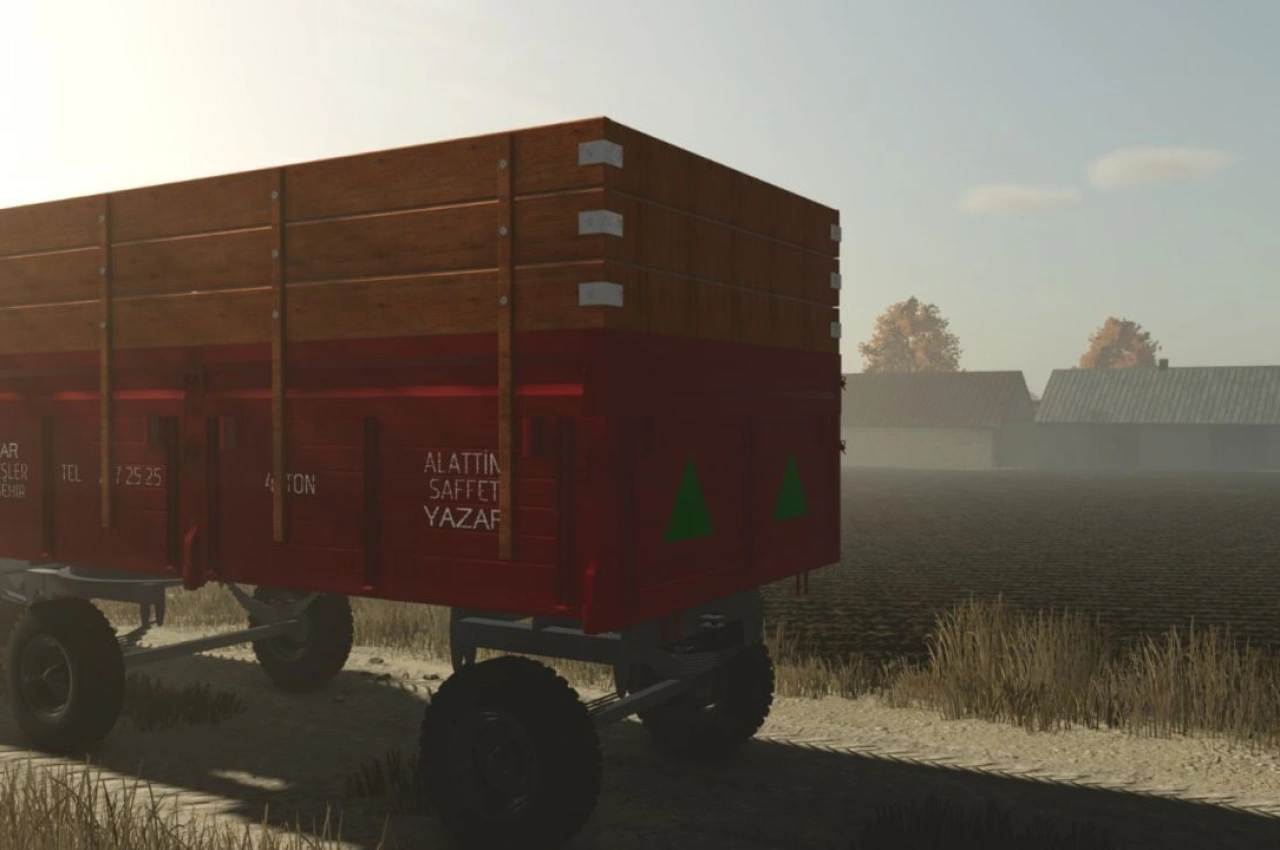 Причіп Yazar Kardesle 15 Edit для Farming Simulator 25