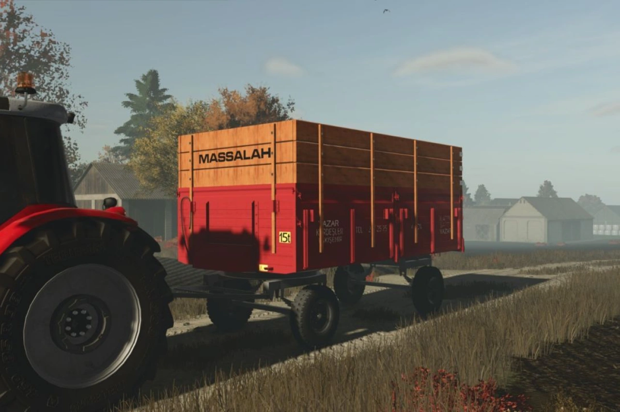 Причіп Yazar Kardesle 15 Edit для Farming Simulator 25