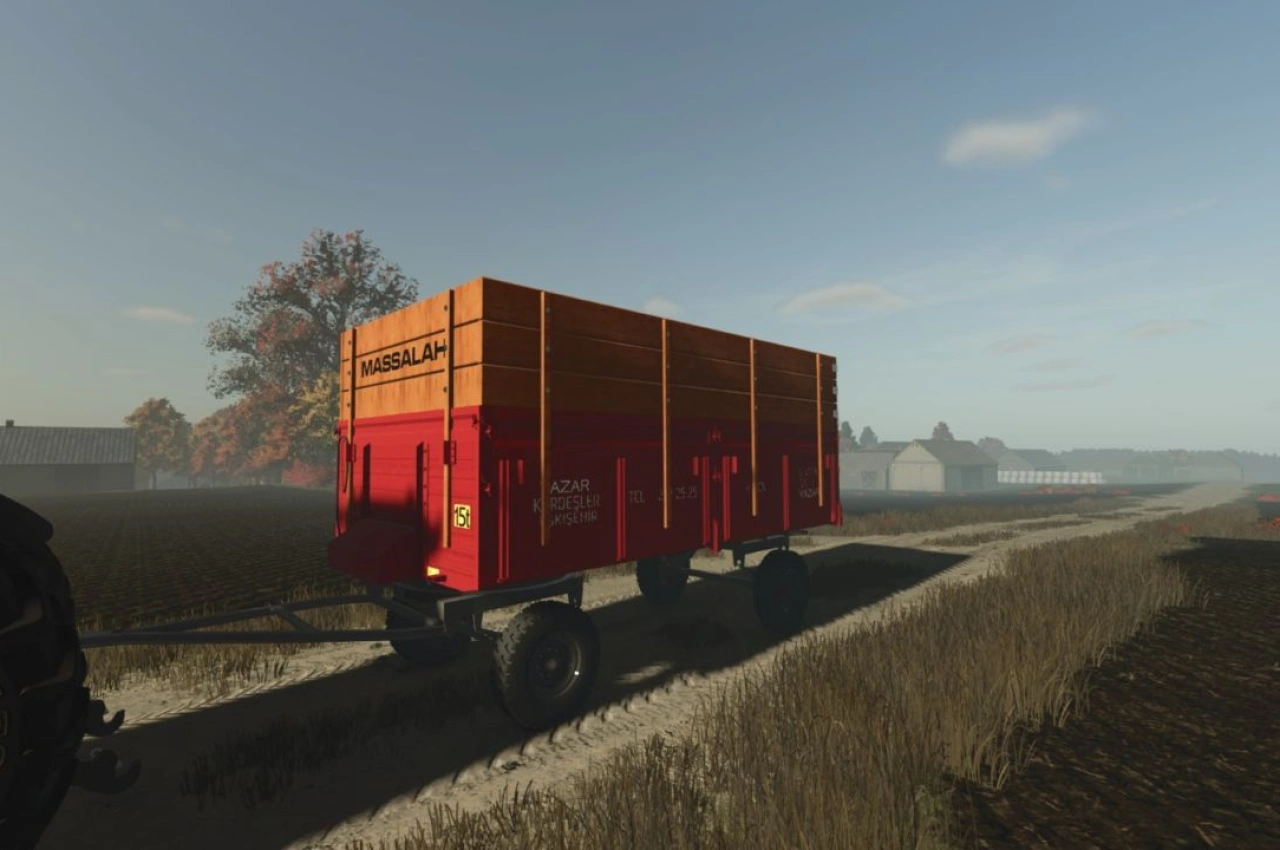 Причіп Yazar Kardesle 15 Edit для Farming Simulator 25