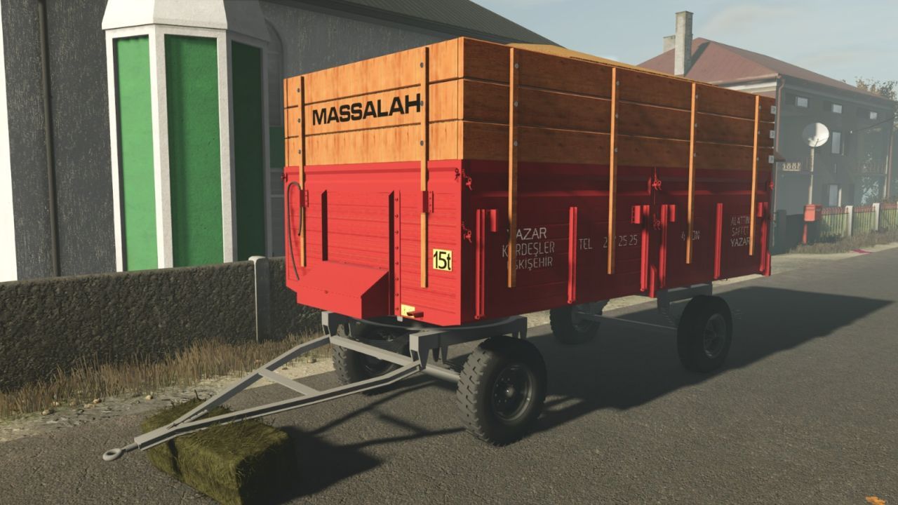 Причіп Yazar Kardesle 15 Edit для Farming Simulator 25