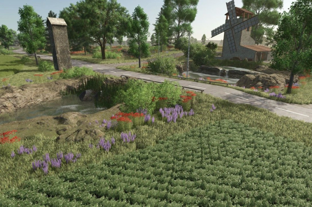 Карта Un Petit Coin De Somme для Farming Simulator 25