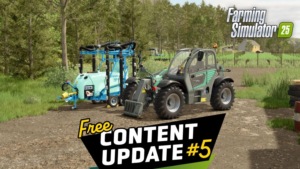 Телескопічний навантажувач Kramer KT 557 для Farming Simulator 25
