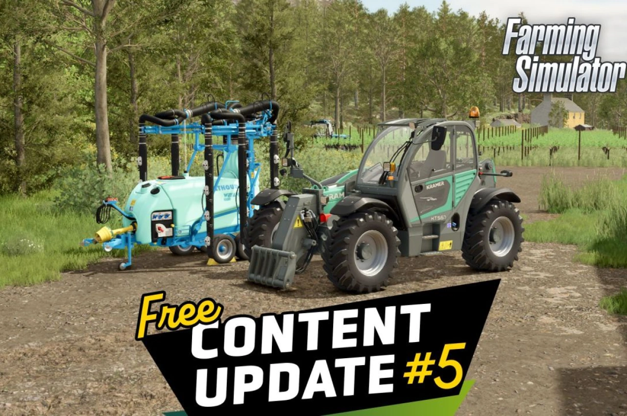 Телескопічний навантажувач Kramer KT 557 для Farming Simulator 25