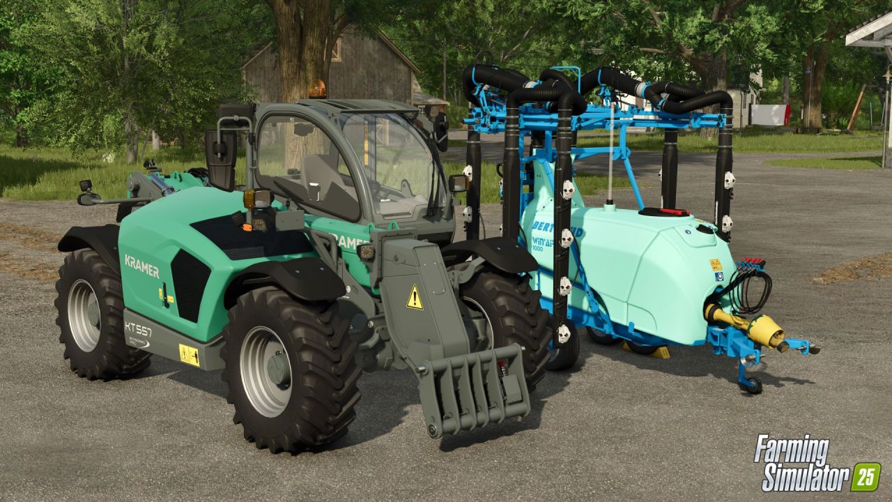 Телескопічний навантажувач Kramer KT 557 для Farming Simulator 25