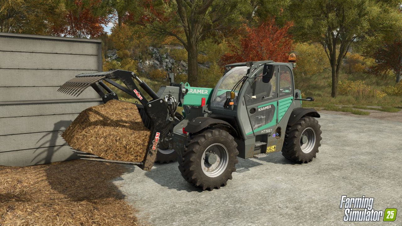 Телескопічний навантажувач Kramer KT 557 для Farming Simulator 25