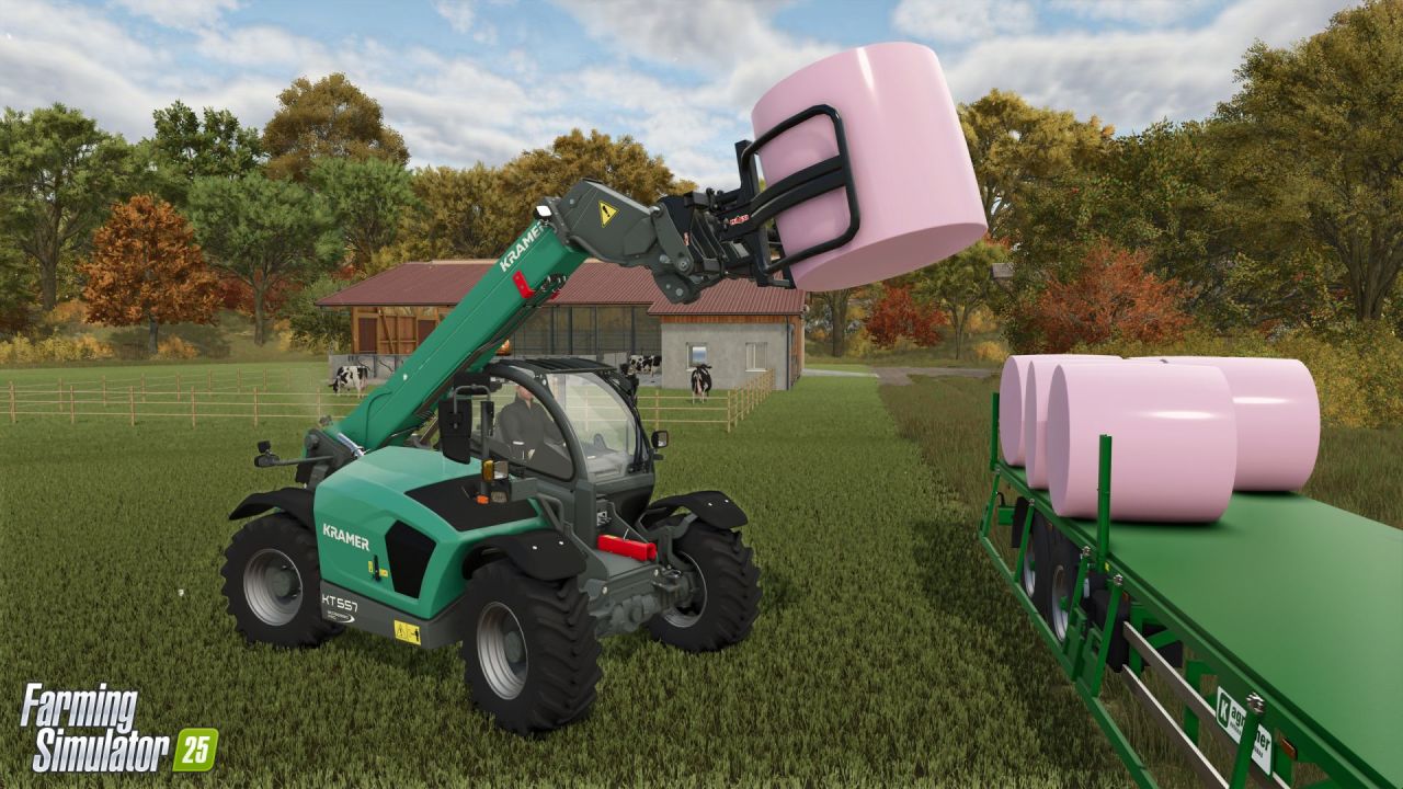 Телескопічний навантажувач Kramer KT 557 для Farming Simulator 25
