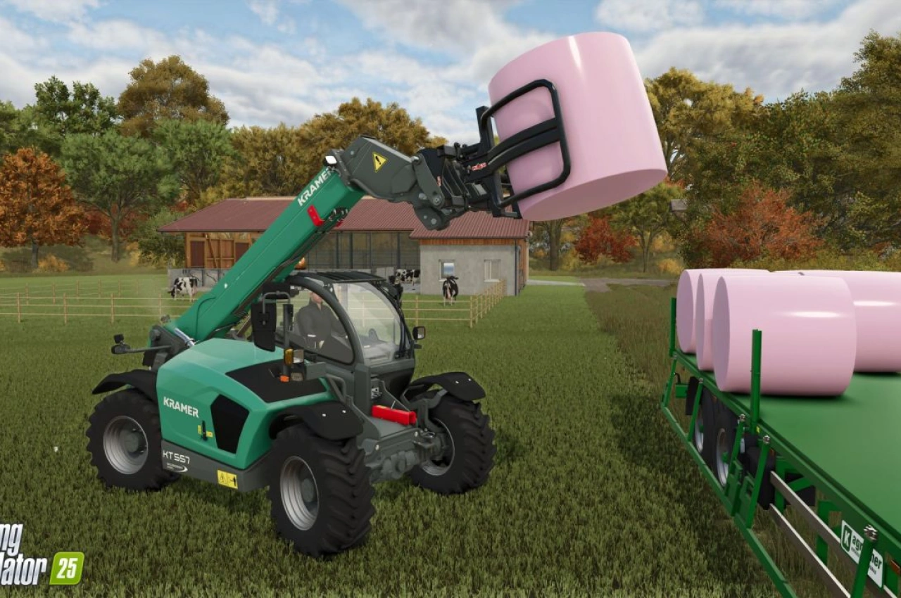 Телескопічний навантажувач Kramer KT 557 для Farming Simulator 25