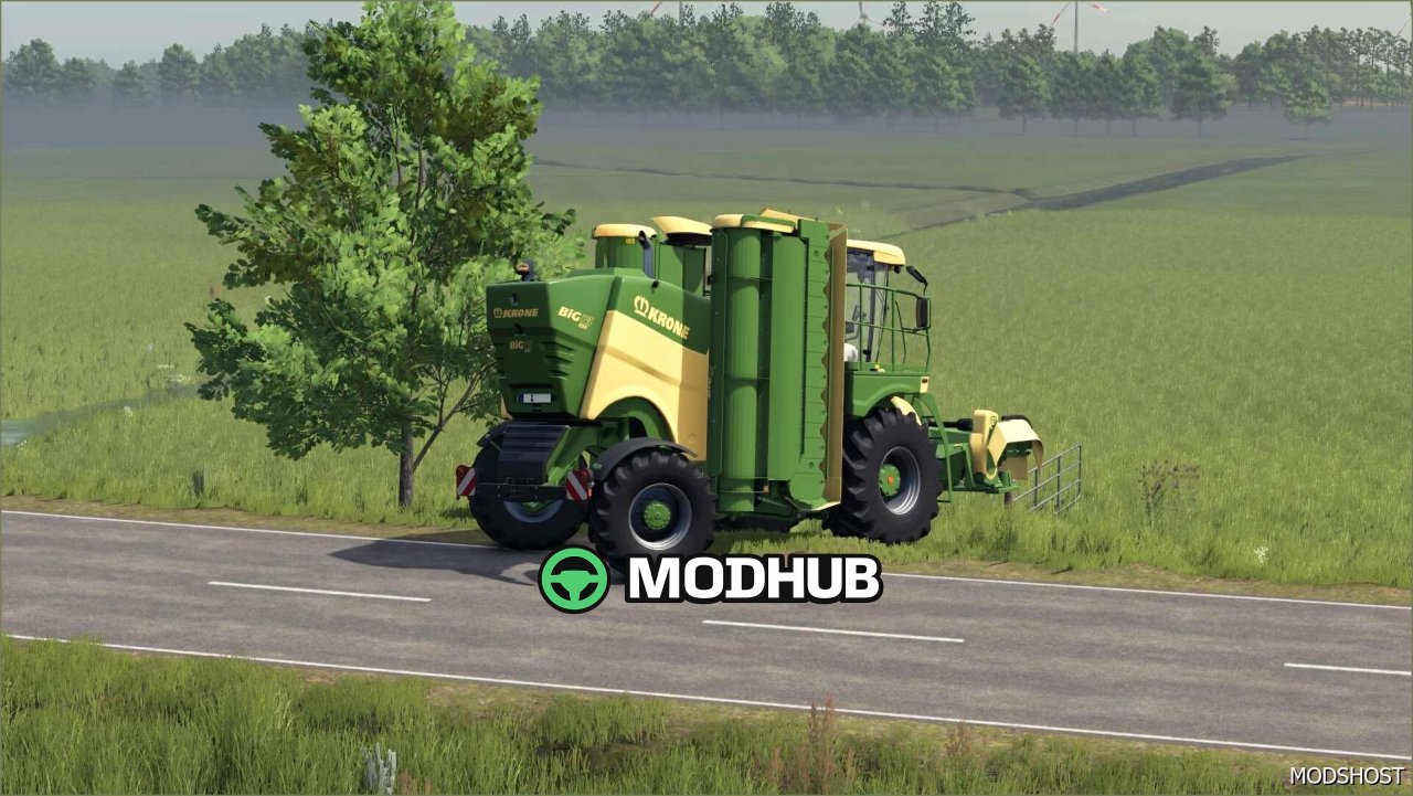 Косарка Krone BIG M450 для Farming Simulator 25