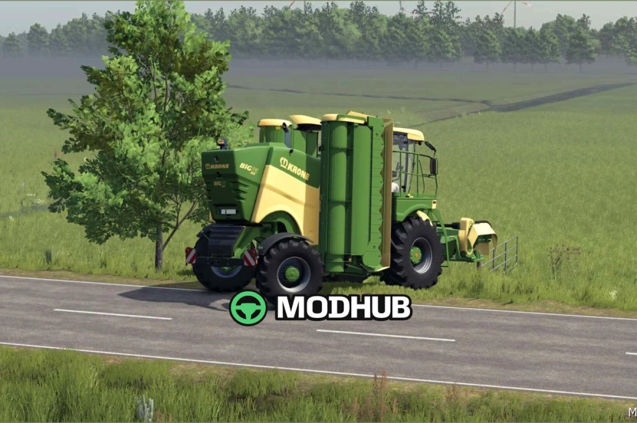 Косарка Krone BIG M450 для Farming Simulator 25