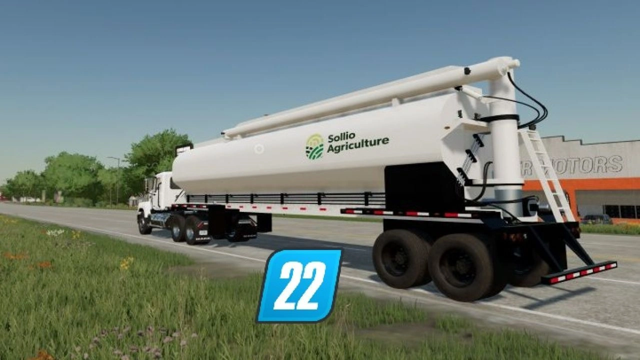 Причіп для кормів Solio Agriculture для Farming Simulator 22