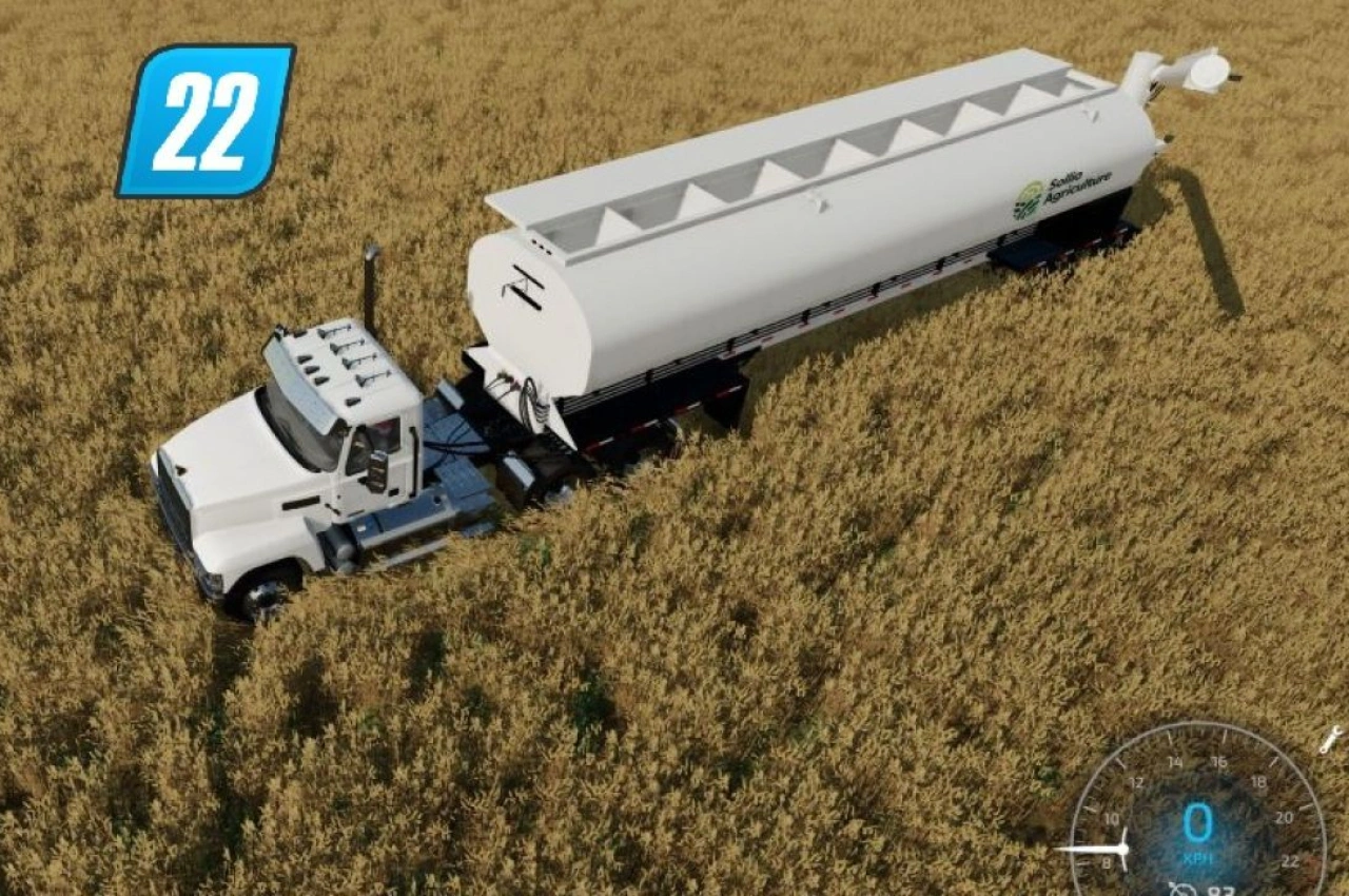 Причіп для кормів Solio Agriculture для Farming Simulator 22