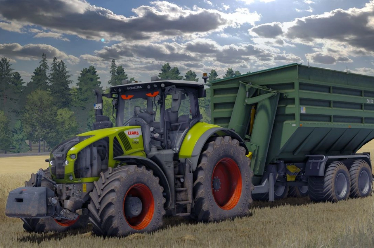 Трактор Claas Axion 900 для Farming Simulator 22