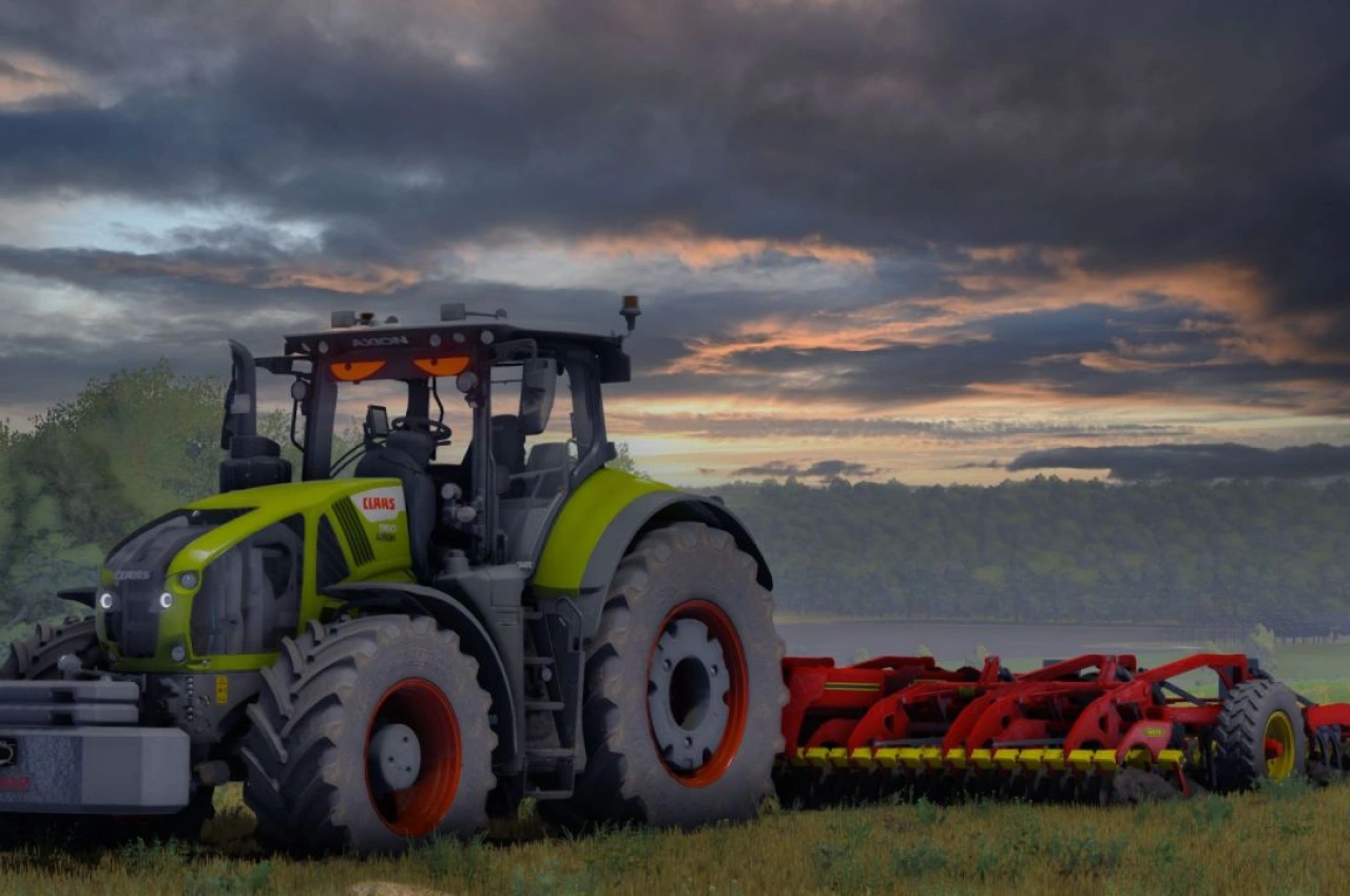 Трактор Claas Axion 900 для Farming Simulator 22